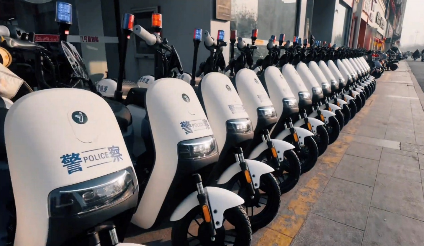 九游体育-从平衡车到电动自行车 九号公司多个智能产品成为警务车